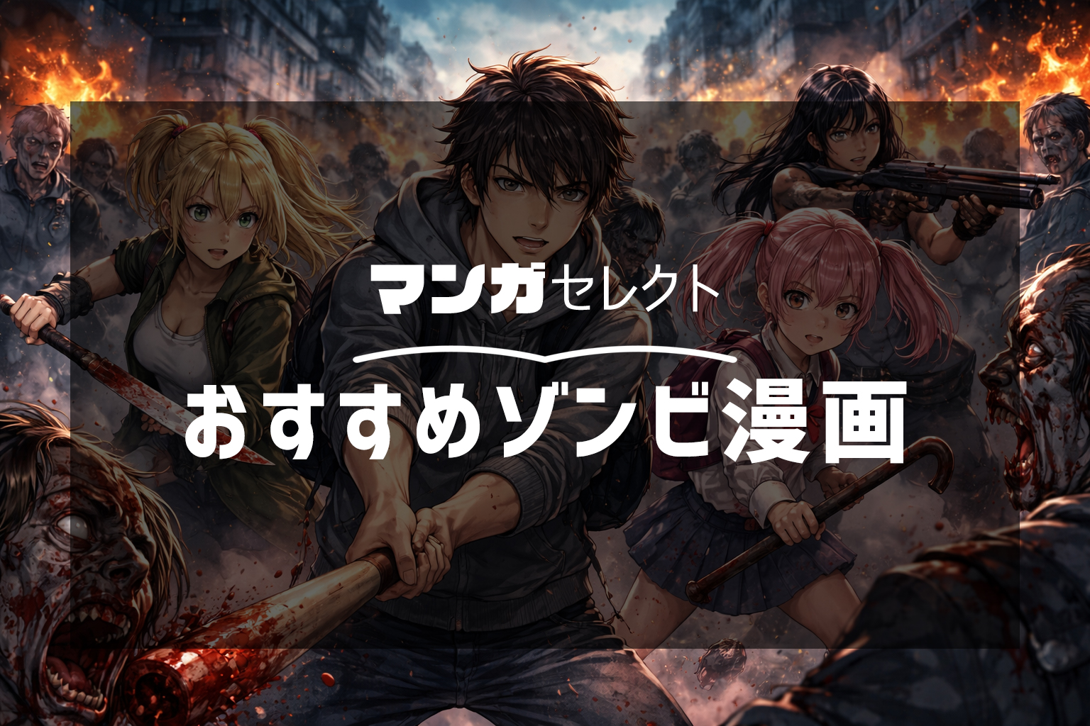 グロいけど面白い！おすすめのゾンビ漫画をセレクト！